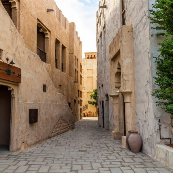 Traditional streets of Old Dubai
