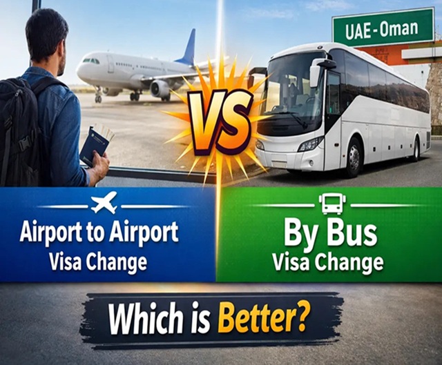 airport visa change vs visa change by bus