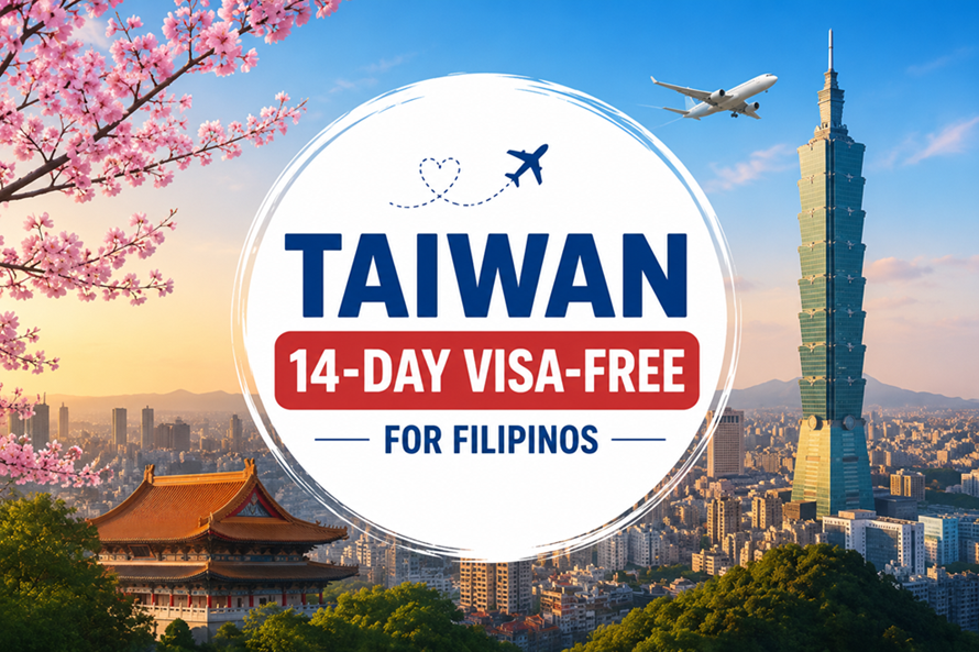 Taiwan Offers 14-Day Visa-Free Entry for Filipinos